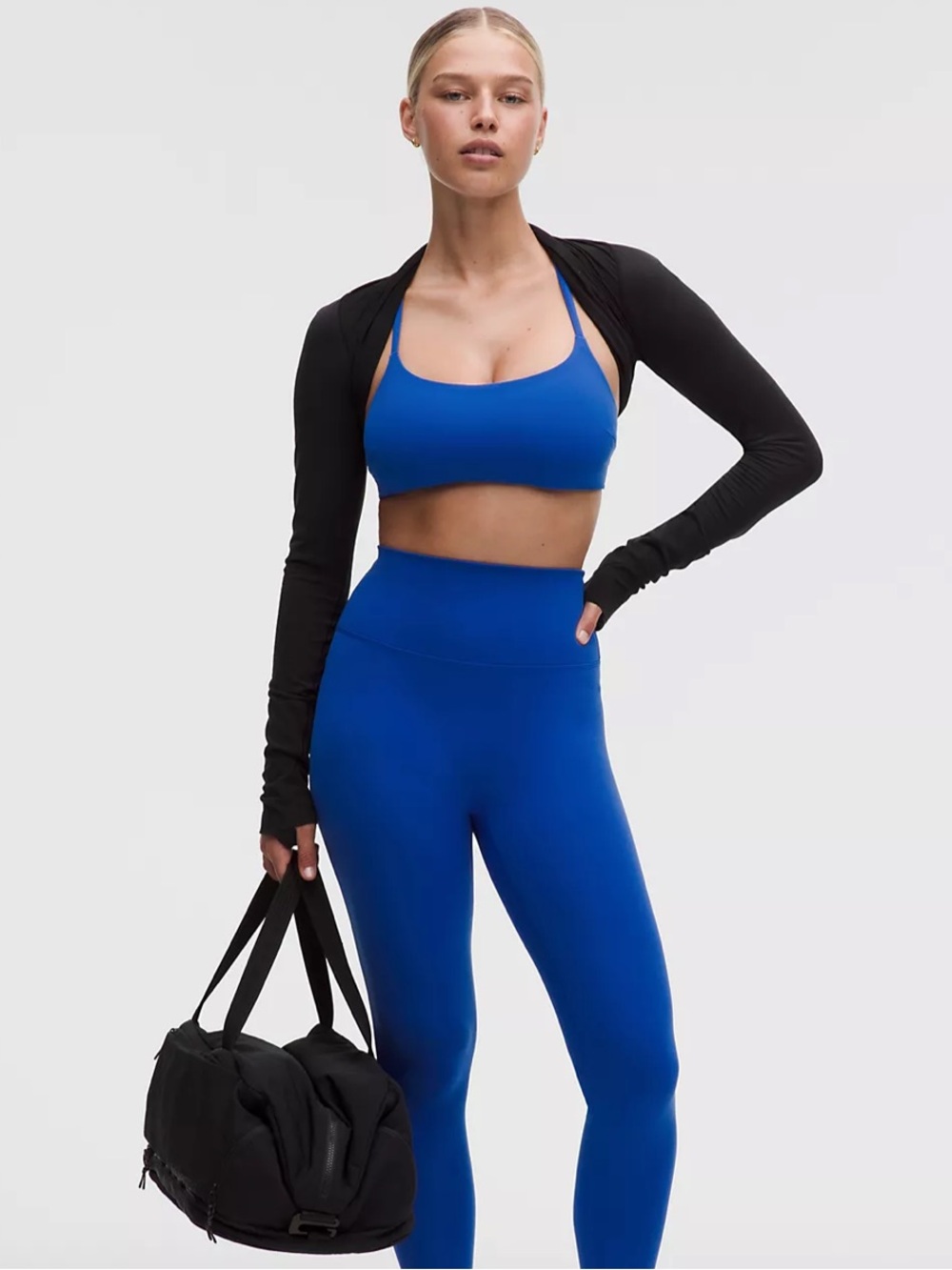 BNWT Wunder Train Strappy Racer Bra *Light Support, C/D Cup - HAWAIIAN BLUE - 10